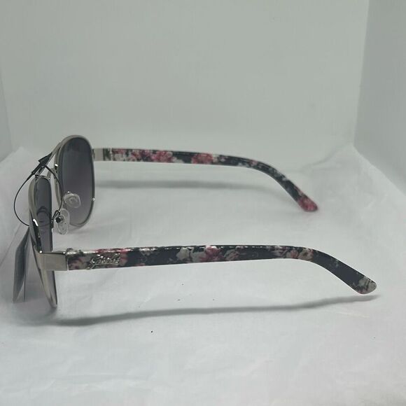 Giselle Contemporary Collection Aviator Sunglasses – UV400 Protection, Floral Ar - Picture 2 of 3